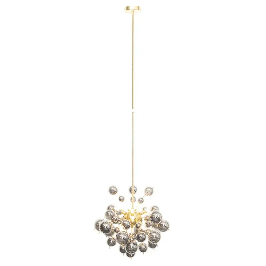 Qazqa hanglampen explode goudkleurig g9