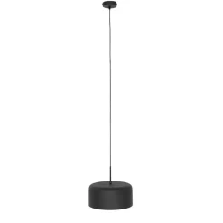 Qazqa hanglampen jinte zwart e27