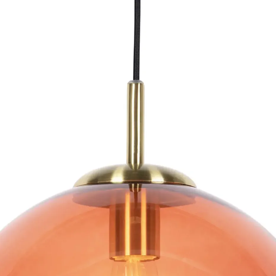 Qazqa hanglampen pallon roze e27