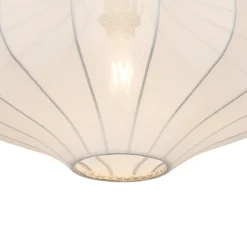 Qazqa hanglampen plu wit e27