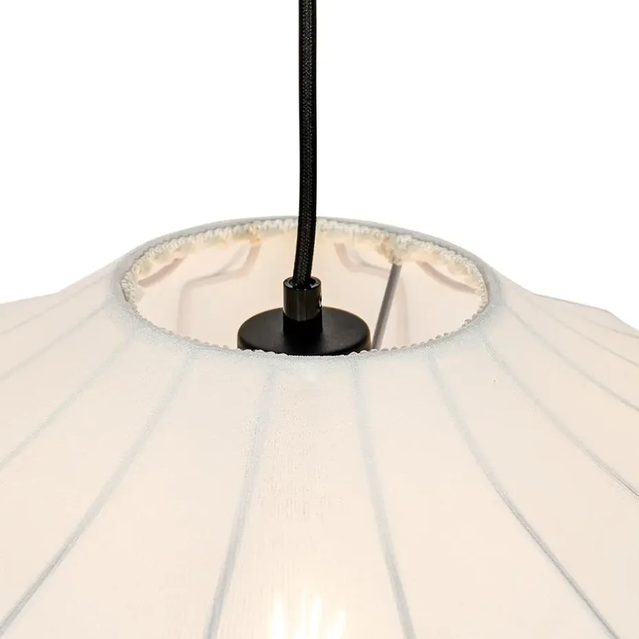 Qazqa hanglampen plu wit e27