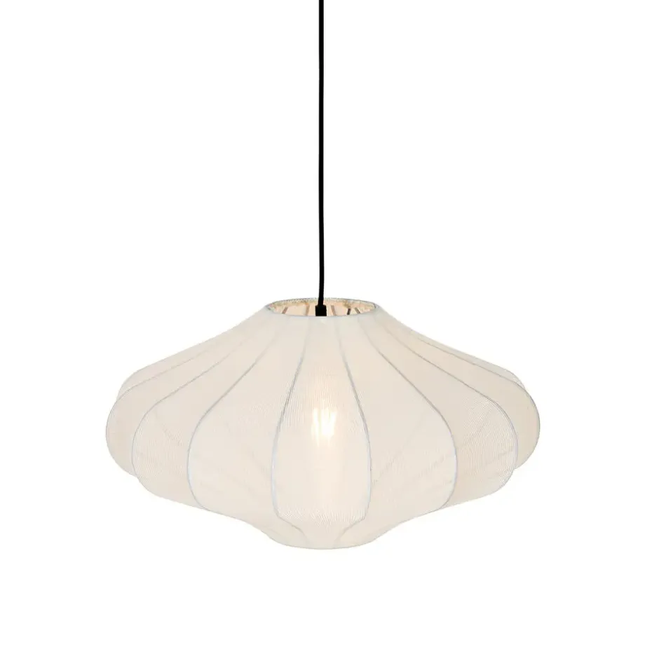Qazqa hanglampen plu wit e27