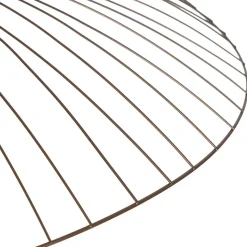 Qazqa hanglampen pua bruin e27