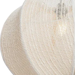Qazqa hanglampen rob wit e27