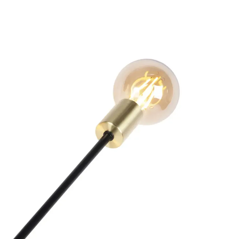 Qazqa hanglampen sydney goudkleurig e27