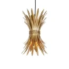 Qazqa hanglampen wesley goudkleurig e27
