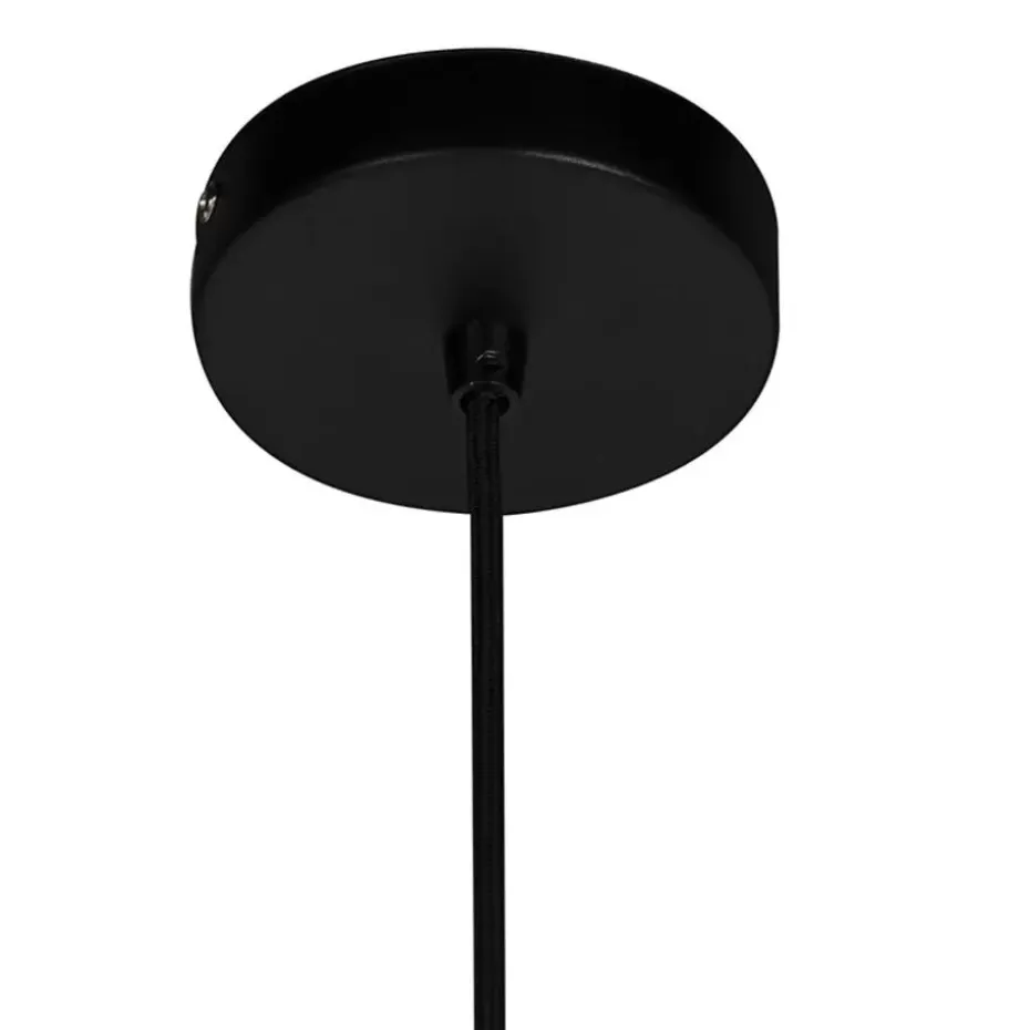 Qazqa hanglampen wire zwart e27