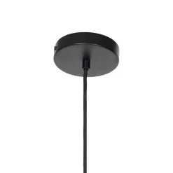 Qazqa hanglampen zuzanna grijs e27