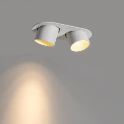 Qazqa inbouwspots installa wit gu10