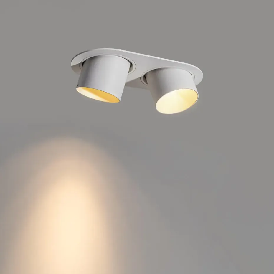 Qazqa inbouwspots installa wit gu10