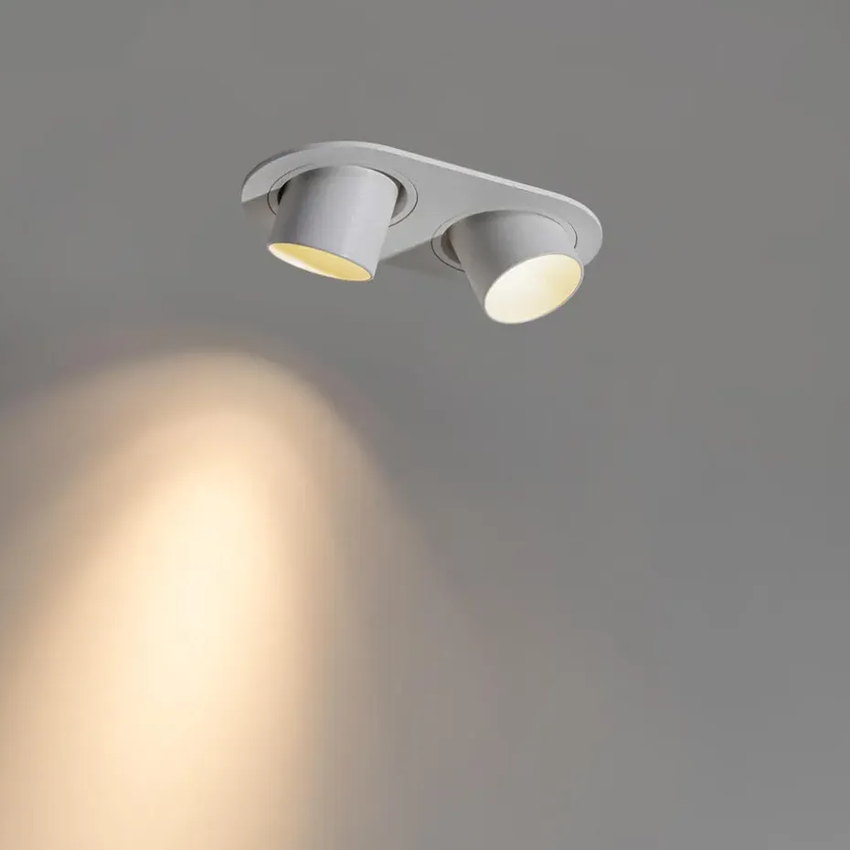 Qazqa inbouwspots installa wit gu10