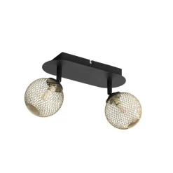 Qazqa opbouwspots athens goudkleurig g9