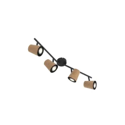 Qazqa opbouwspots corky beige gu10