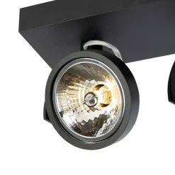 Qazqa opbouwspots go zwart g9
