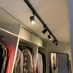 Qazqa opbouwspots iconic jeana zwart gu10