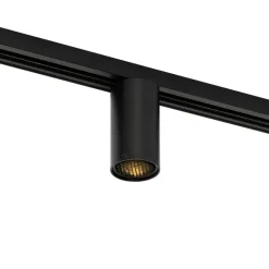 Qazqa opbouwspots iconic zwart gu10