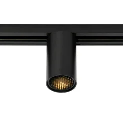 Qazqa opbouwspots iconic zwart gu10