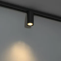 Qazqa opbouwspots iconic zwart gu10