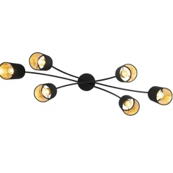 Qazqa opbouwspots lofty zwart e14