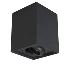 Qazqa opbouwspots quadro zwart gu10