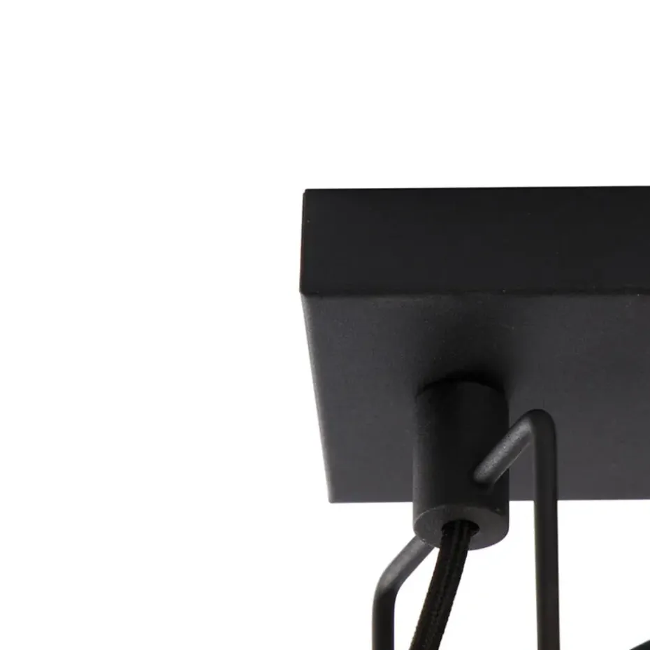 Qazqa opbouwspots suplux zwart gu10