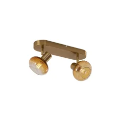 Qazqa opbouwspots teddy goudkleurig e14