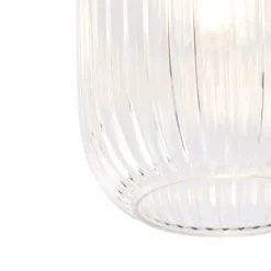 Qazqa plafondlampen banci goudkleurig e27