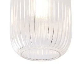 Qazqa plafondlampen banci goudkleurig e27