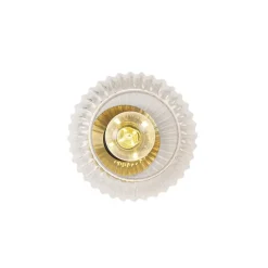 Qazqa plafondlampen banci goudkleurig e27