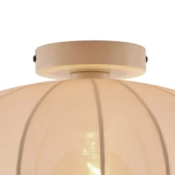 Qazqa plafondlampen bida beige e27