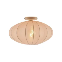 Qazqa plafondlampen bida beige e27