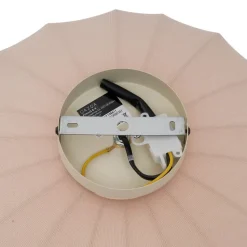 Qazqa plafondlampen bida beige e27