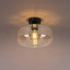 Qazqa plafondlampen bizle beige e27