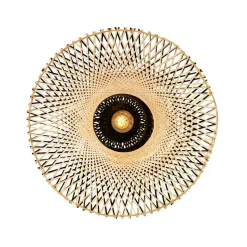 Qazqa plafondlampen buiten rina crème e27
