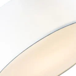Qazqa plafondlampen drum led wit geïntegreerde led