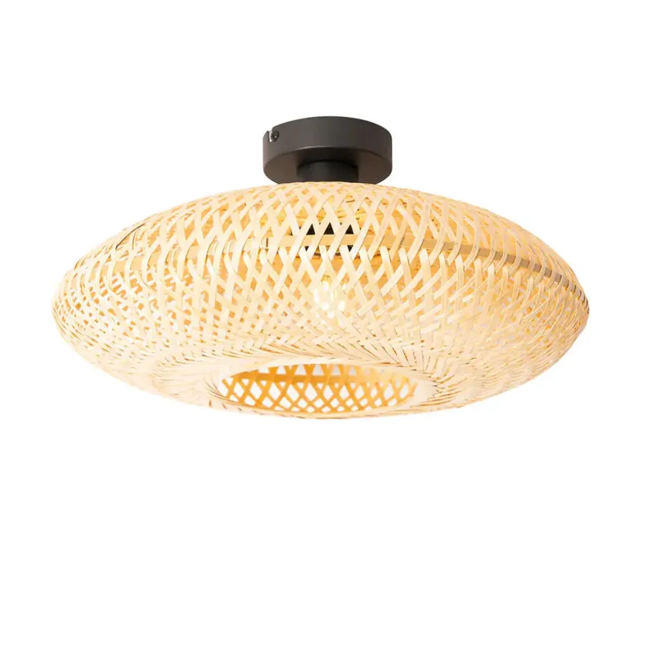 Qazqa plafondlampen ostrava crème e27