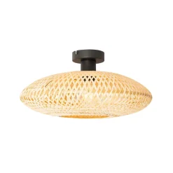 Qazqa plafondlampen ostrava crème e27