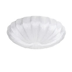 Qazqa plafondlampen plu wit e27
