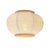 Qazqa plafondlampen rob crème e27