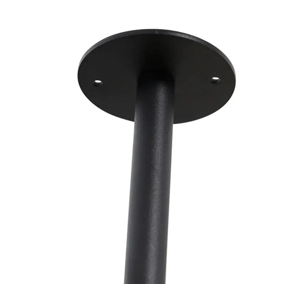 Qazqa plafondlampen shelf zwart e27