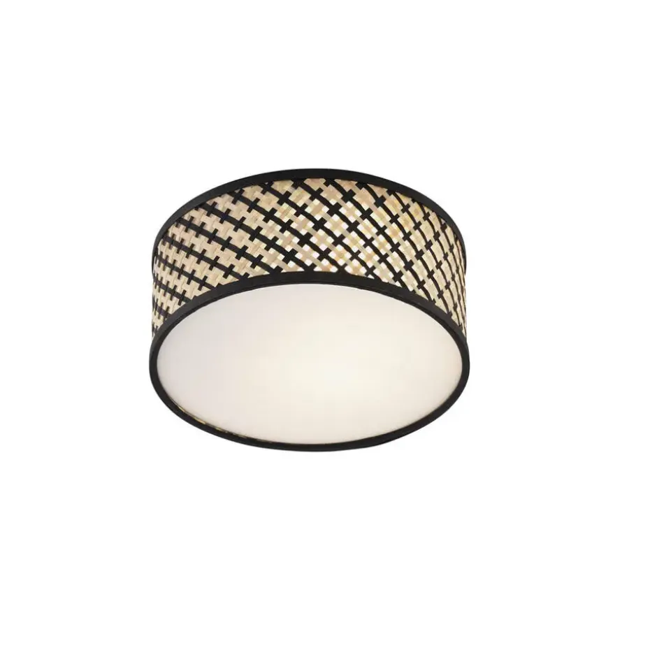 Qazqa plafondlampen tremmo crème e27