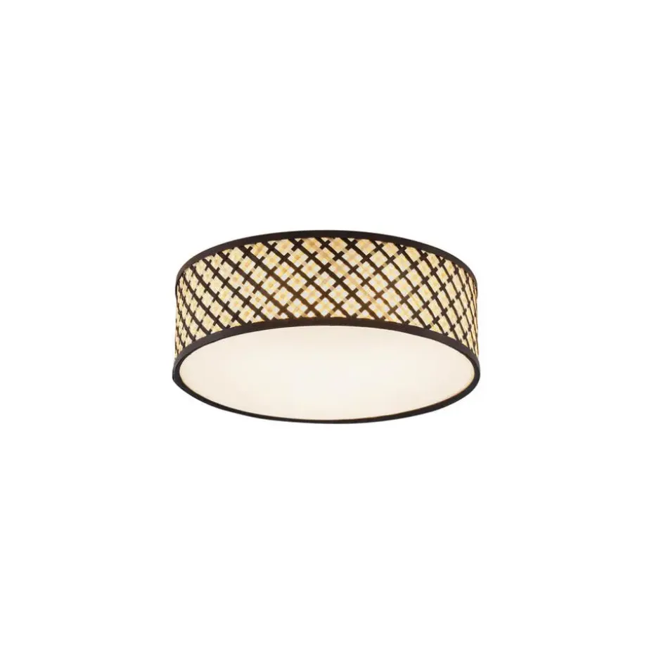 Qazqa plafondlampen tremmo crème e27