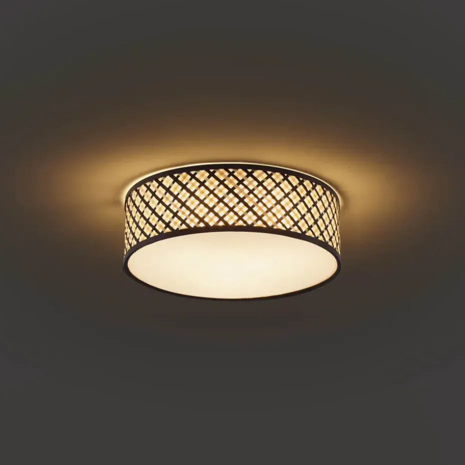 Qazqa plafondlampen tremmo crème e27