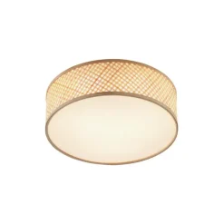 Qazqa plafondlampen tremmo crème e27