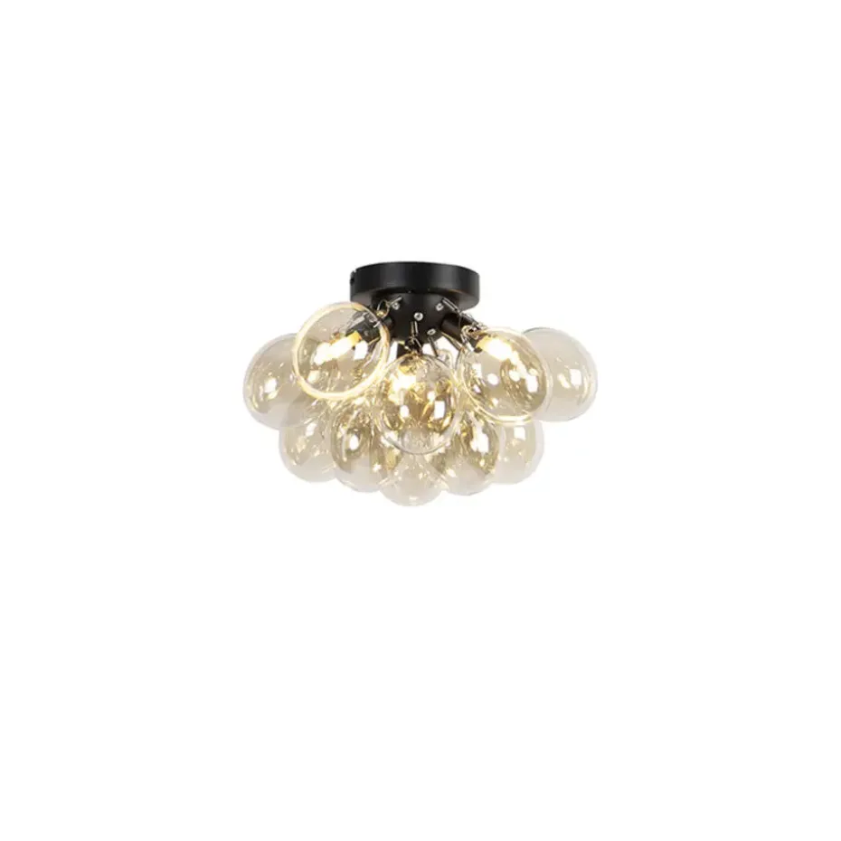 Qazqa plafondlampen uvas goudkleurig g9