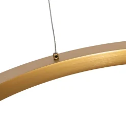 Qazqa professional hanglampen girello goudkleurig geïntegreerde led