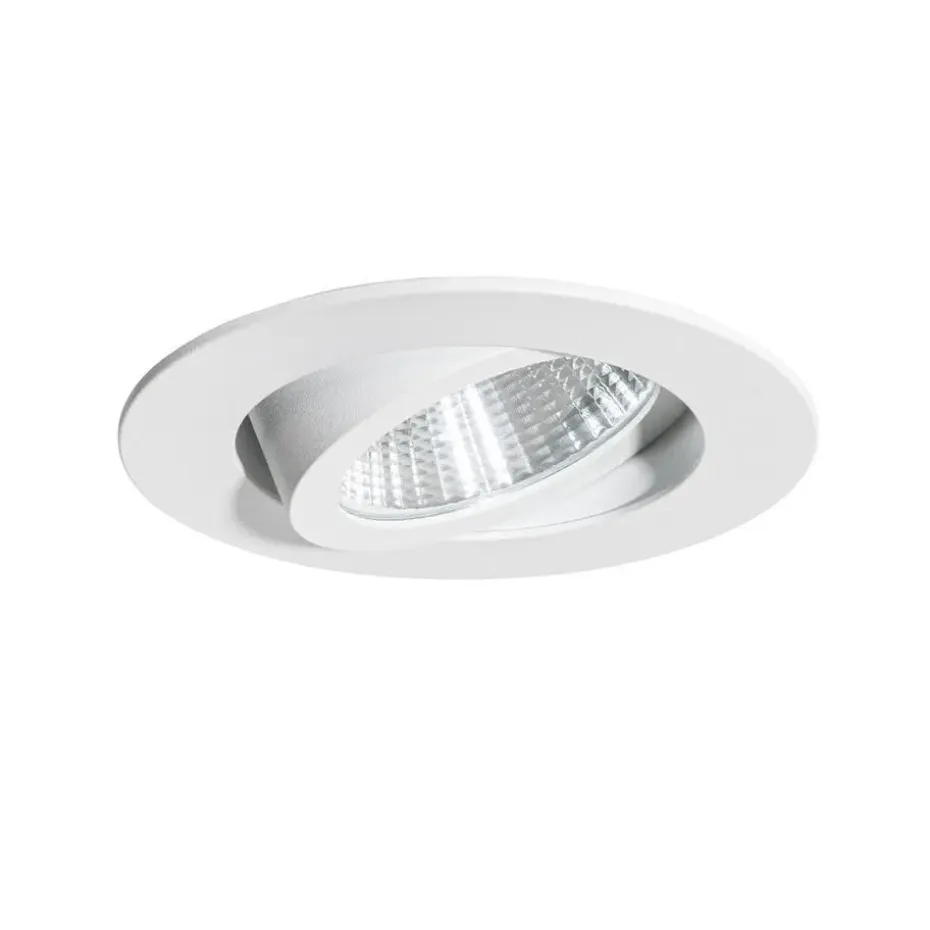 Qazqa professional inbouwspots gaius wit geïntegreerde led