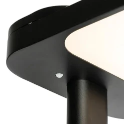 Qazqa professional vloerlampen guzo zwart geïntegreerde led