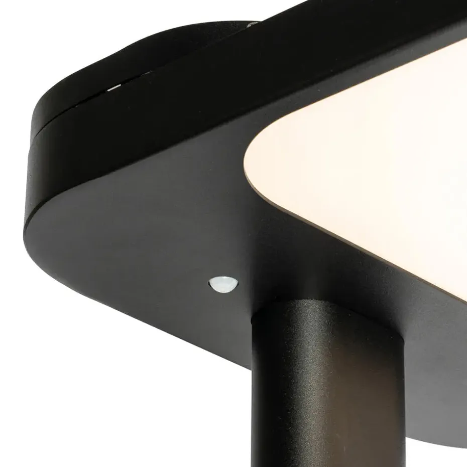 Qazqa professional vloerlampen guzo zwart geïntegreerde led