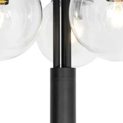 Qazqa staande buitenlampen sfera zwart e27